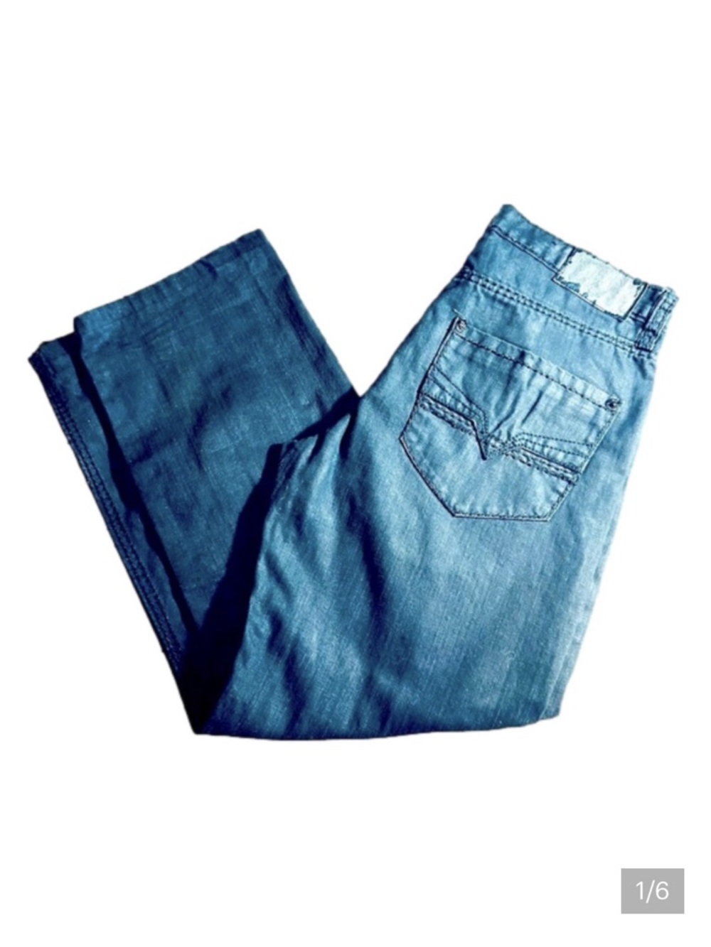 Brooklyn Basement black straight leg denim jeans  Men’s size 34x30 | e1